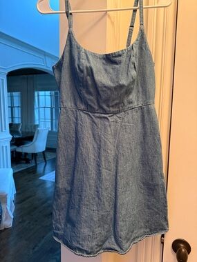 Old Navy Light Blue Denim Mini Dress
